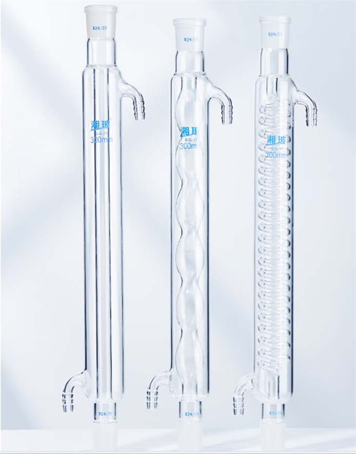 Manufacturers Hot Sale Allihn Condenser Glass Condenser Straight Snake Ball Condensing Tube